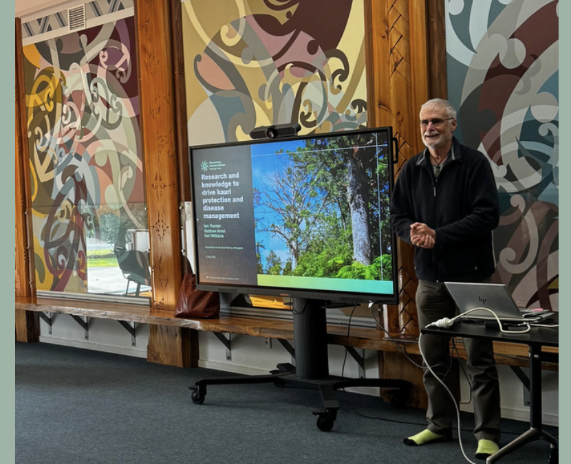 Ian Horner presenting at Northland hui